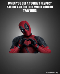 Deadpool Heart Hands