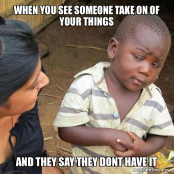 Skeptical Third World Kid