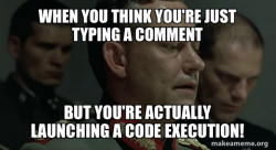 Hacked script injection