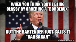 Trump sings bomb bomb bomb Iran to the tune from the song barbran