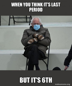 Bernie Sanders at the Inauguration