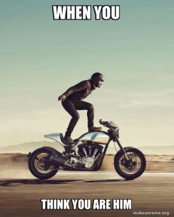 Keanu Reeves Stunt Bike