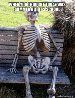 Waiting Skeleton