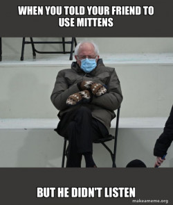 Bernie Sanders at the Inauguration
