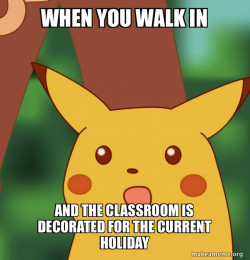Surprised Pikachu
