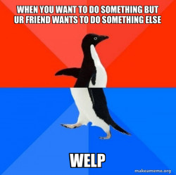 Socially Awesome Awkward Penguin