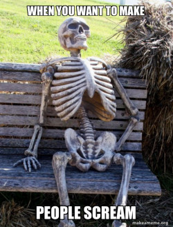Waiting Skeleton