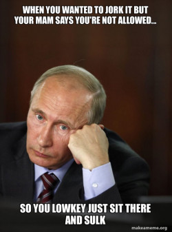 Contemplative Putin