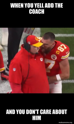 Travis Kelce and Coach