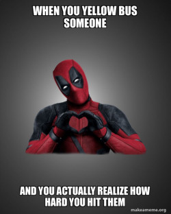 Deadpool Heart Hands
