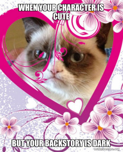 Grumpy cat Valentines Day