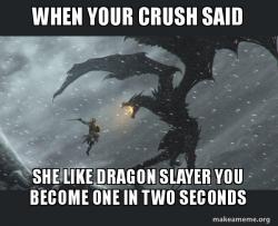 Skyrim Dragon Slaying