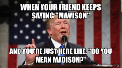 WITH THE WORD MAVISON