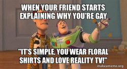 your friend calls you gay