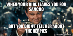 That's what he gets