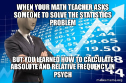 >:) frequency table project