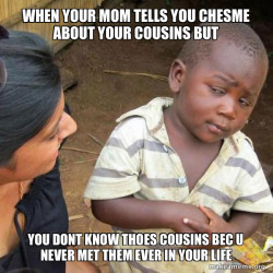 Skeptical Third World Kid