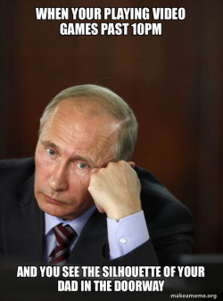 Contemplative Putin