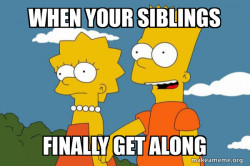 Bart and Lisa Chat