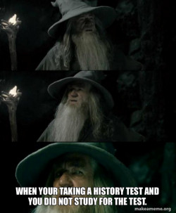 Confused Gandalf