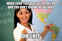 Unhelpful High School Teacher