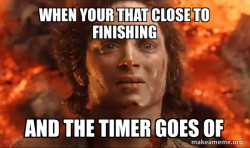 Frodo it's over it's done