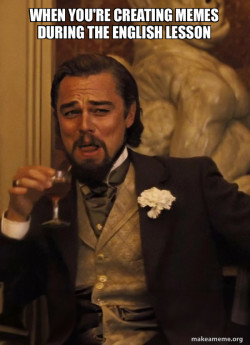 Leonardo DiCaprio Laughing Django