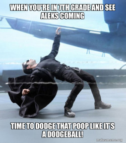 deiry dodging aleks poop in 7th grade