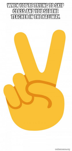 Peace Sign Emoji
