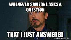 Tony Stark Eye Roll