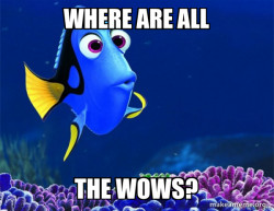 Dory from Nemo  (5 second memory)