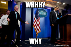 Inappropriate Timing Bill Clinton