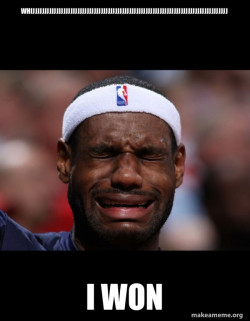 Lebron Crying