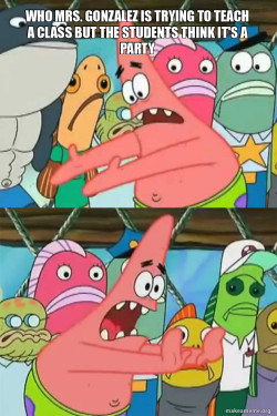 Push It Somewhere Else Patrick