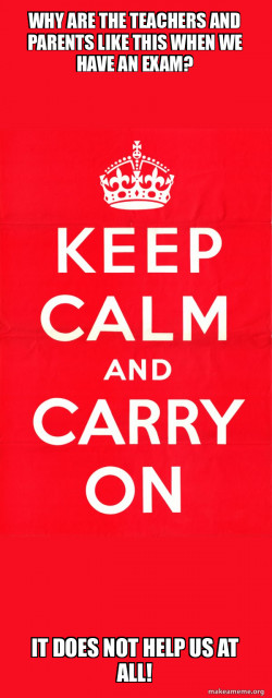 Keep Calm and Carry On