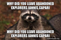 Evil Plotting Raccoon