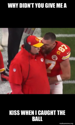 Travis Kelce and Coach