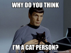 Spock and Cat Meme