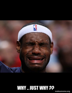 Lebron Crying