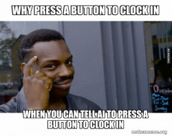 Roll Safe Black Guy Pointing at His Head 