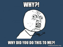 WHY!!!