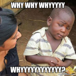 Skeptical Third World Kid
