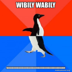 Socially Awesome Awkward Penguin