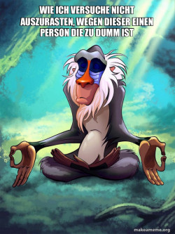 Rafiki Meditating - Lion King