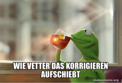Kermit Drinking Tea