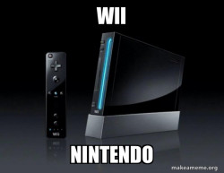 Wii or Nintendo?
