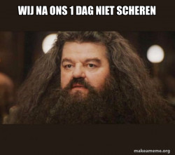 Hagrid - I should not have said that