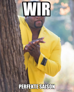 Anthony Adams in Yellow Suit Rubbing Hands
