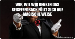 Magician (for my next trick)