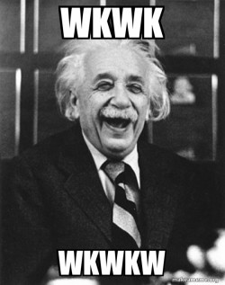 Laughing Albert Einstein